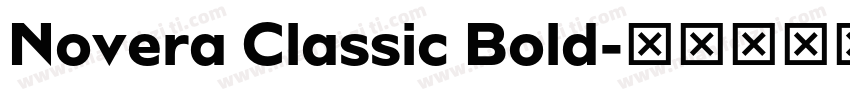 Novera Classic Bold字体转换